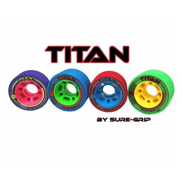 Sure-Grip Titan Wheels 95A - 4 pack