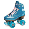 blue glitter high top retro roller skates 