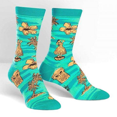 tiki-toes-hawaii-socks-teal