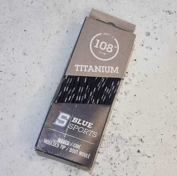 Titanium Waxed Laces 108" (274cm)