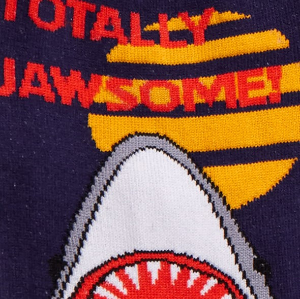 Totally Jawsome Men's Crew Socks