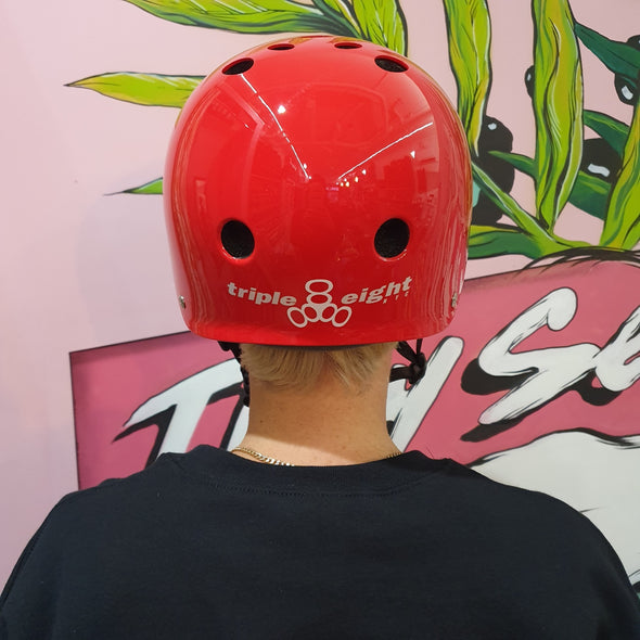 red bike skate certified helmet 