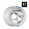 WHITE QUAD WHEELS WITH ALLOY HUB 97A 