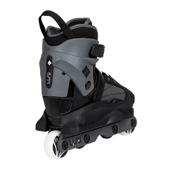 black grey kids aggressive inline skate